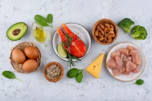 Alimentos ricos em proteínas naturais.